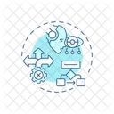 Cognitive Computing Decision Making Technology Icon