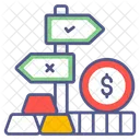 Decision Direction Choice Icon