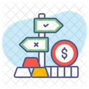 Decision Direction Choice Icon