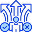 Decision Direction Choice Icon