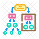 Decision Tree Machine Icon