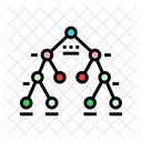 Decision Tree Machine Icon
