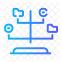 Decision Tree Structure Networking Icon