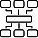 Decision Trees Line Icon Icon