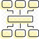 Decision Trees Color Shadow Thinline Icon Icon