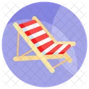 Deck Chair Beach Chair Lounge Chair Icon