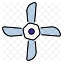 Deckenventilator  Symbol