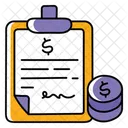 Declaração de renda  Ícone