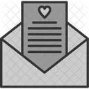 Declaration Heart Invitation Icon
