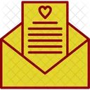 Declaration Heart Invitation Icon