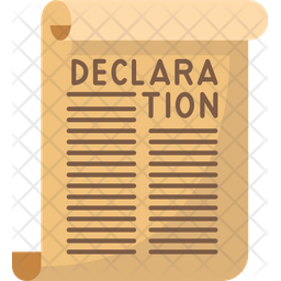 Declaration Letter Icon - Download In Flat Style