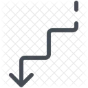 Decline arrow  Icon