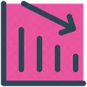 Decline chart  Icon