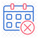 Time And Clock Icons Line Two Colors Icon