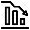 Decline Graph  Icon