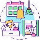 Cleaning Clearing Regularly Icon