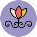 Decoracion Flor Bloom Icono