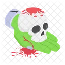 Embrujado Decoracion Calavera Icono