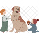 Decorate Dog  Icon