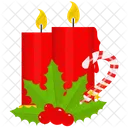 Candle Candy Christmas Icon