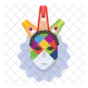 Decorative Mask Fancy Mask Carnival Mask Icon