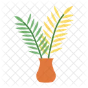 Decorative Plant Leaf Potted Grass Icon