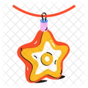 Star Ornament Decorative Star Hanging Star Icon