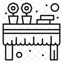 Decorative Table  Icon