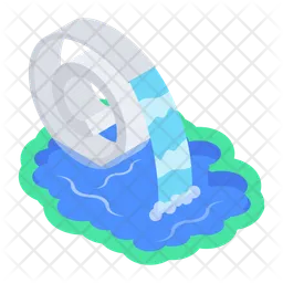 Decorative Waterfall  Icon