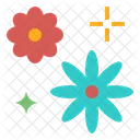 Decorazione Fiore Battito Di Ciglia Icon