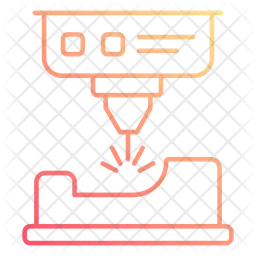 Découpe au laser  Icône