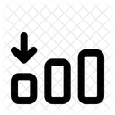 Decrease Loss Graph Icon