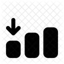Decrease Loss Graph Icon