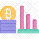 Decrease Bitcoin Decrease Bitcoin Icon