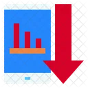 Smartphone Mobile Graph Icon