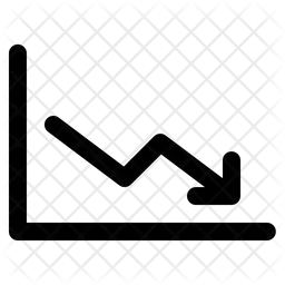 Decrease Diagram  Icon