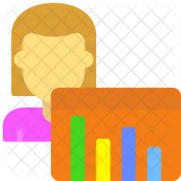 Decrease graph Icon - Download in Flat Style