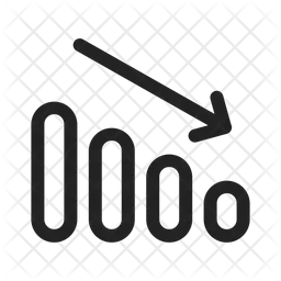 Decrease Graph  Icon