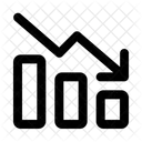 Decrease Chart Down Statistics Icon