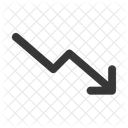 Decrease Down Arrow Performance Icon