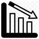 Decrease Loss Graph Icon