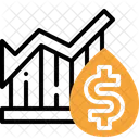 Decrease Oil Price Icon