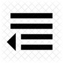 Decrease Indentation  Icon