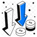 Low Price Decrease Price Reduce Cost Icon