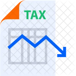 Decrease Tax  Icon