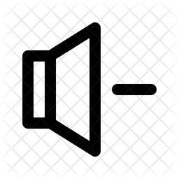 Decrease Volume  Icon