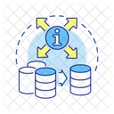 Cloud Storage Data Icône