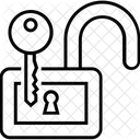 Decryptage Cle Serrure Icône