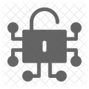 Decryption Lock Cryptocurrency Icon