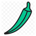 Verdura Comida Okra Icon